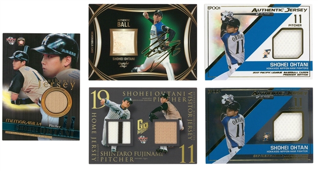 1990s-2000s Assorted Brands Japanese Collection (62) Including Ohtani Patch Cards (5)